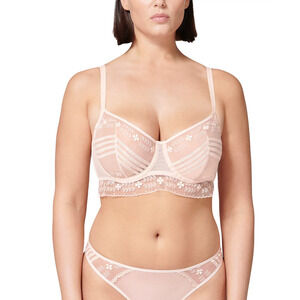Simone Perele Women Marthe Demi Cup Bra Petal Powder Size 38C